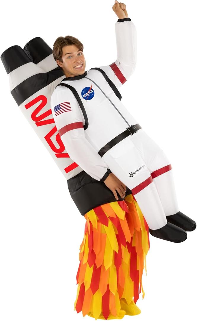 Morph Jet Pack Inflatable Costume Adult, Inflatable Jetpack Costume For Adult, Halloween Costumes For Adults One Size 5'4"-6'4"