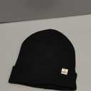 Satin Lined Beanie for Women Men Winter Silk Lined Hat Warm Knit Cuffed Beanies Hat Thickened Slouchy Skull Cap (One Size, Black, Gray)