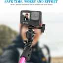 4 x Aluminum-Tripod Adapter-Bolt-Adapter Compatible Action Camera Hero 8/9/10/11/12 DJ I OSMO Geekpro