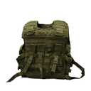 Tactical Vest, Quick Release Outdoor Weighted Vest, Adjustable 3D Breathable Modular Vest for Training (Green)