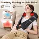 Neck Massager with Heat - Back and Neck Massager for Pain Relief Deep Tissue Shiatsu Kneading Massage Pillow, Neck and Shoulder Massager, Gifts for Men Women Mom Dad (Not Cordless)