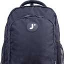 J World Sunny Rolling Backpack for Kids. Roller Bag With Wheels, Black