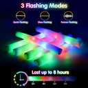 217 PCS Glow Sticks Bulk Party Pack, Foam Glow Sticks, Glow In The Dark Party Supplies, Foam Light up Sticks with 3 Modes Colorful Flashing, Foam Glow Sticks Bulk for Wedding, Party, Birthday, Raves