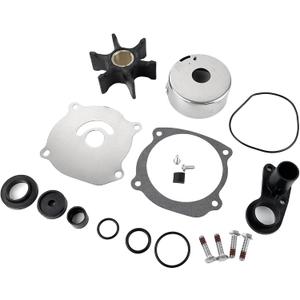 Water Pump Impeller Repair Kit 5001594 for Johnson Evinrude OMC Outboard 75 85 90 115 120 130 135 140 150 175 200 225 235 250 300 HP V4 V6 V8 Replace 434421 Sierra 18-3392