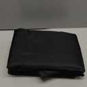 Nasitos 2 Pack Black Tablecloth 6 Foot-Open Back Fitted Tablecloth Rectangle Table, Washable Fabric Trade Show Table Cover for Craft Show, Display, Parties, Wedding, Events