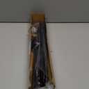 Curtain Rods for windows 28-78 inch, 5/8 inch Decorative Matte Black Splicing Heavy Duty Metal Curtain Rod set with Brackets