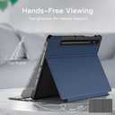 JETech Case for Samsung Galaxy Tab S8 2022/S7 2020 11-Inch with S Pen Holder, Slim Folio Stand Protective Tablet Cover, Multi-Angle Viewing (Navy)