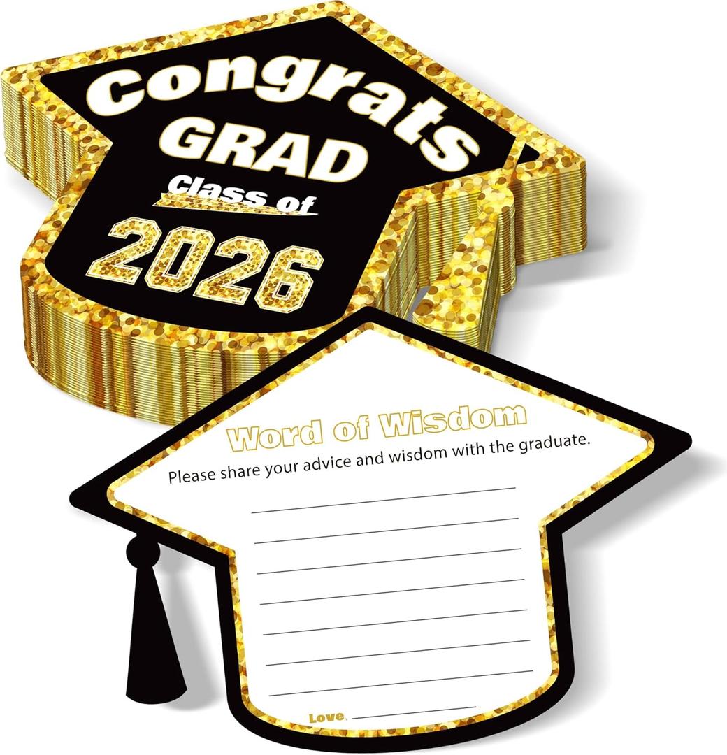 7 x OHOME Graduation Decorations 2026-40 Pack Graduation Cards - Graduation Party Decorations - Graduation Decorations Class of 2026 | Congrats Grad Card for Class of 2026 Decorations Party Supplies