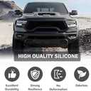 Front Tow Hooks Covers Hitch Cover Customized Car Tow Hooks Compatible with RAM 1500 Accessories 2019-2025,2026 (Blue)