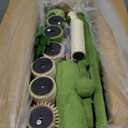 Large Cat Tree with Leaves for Indoor Cats Large Adult, 65" Green Cat Tower with Scratching Post, Hanging Hammock, Cozy Perch, Swing Ball, Self Groomer and Cat Ladder, Cat Tree Tower