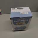 Electric Lunch Box Food Heater, 3 in 1 Ultra Quick Heated Lunch Boxes for Adults, 12V/24V/110V Portable Food Warmer for Car/Truck/Office With Fork Spoon and Insulated Carry Bag (Blue Gray)