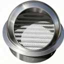 3 inch Vent Round Cover,Stainless SteelWall Round Vent Hole Ventilating Cover, AirVentilation and Exhaust Wall Vent Outlet Hood,HVAC Ducting Vent Cover.