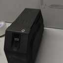 Biometric Slider Handgun Gun Safe with LCD Screen of Temp Humidity Time for Nightstand, Desk, Bed Side, Wall, Truck