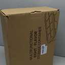 Snackle Box Container, Stainless Steel Divided Serving Tray with Lid and Handle, 8 Compartment Portable Snack Platters - Clear Storage Organizer for Fruit Candy Nuts Veggie - Perfect for Travel Party