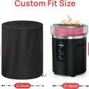 Cover for Ninja Fireside360-Heavy-duty 600D Oxford with PVC Coating,Waterproof and UV-resistant,Custome Size for Fireside360 Fire Pit