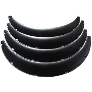 SUPERFASTRACING 4Pcs 3.5 inch/90mm Universal Flexible Car Fender Flares Extra Wide Body Wheel Arches (Front:890*350 Rear:890*350)
