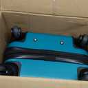 Travelers Club Chicago Hardside Expandable Spinner Luggage, Teal, 22" Carry-On