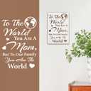 Wooden Box Sign Home Rustic Farmhouse Engrave Wood Block Plaque Office Desk Decor Sign for Shelf 5.9 x 9.0 Inches