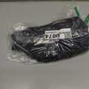 Kaximil Women's Crew Neck Long Sleeve Corset Mini Dress Ruffle Hem Short Party Club Dresses (Large, Black)