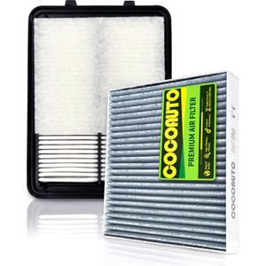 COCOAUTO Engine & Cabin Air Filter Kit for Nissan Kicks 1.6L Only (2017-2026), Fits Versa 1.6L (2020-2025), Replace OE 165465RB1A, XA11608, 272775NA1A