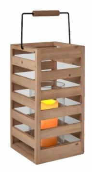 HD Designs Wood Lantern
