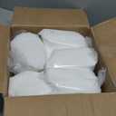 Simply Soson 10 lb White Unscented Pearled Candle, Sand Wax Candle, Long Lasting Powder, Refillable Natural Wax with 50 Wicks for Candle Making