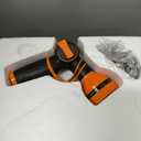 Giraffe Tools Retractable Garden Hose Reel 1/2 Inch x 130 ft, Super Heavy Duty, Any Length Lock, Slow Return System, Wall Mounted and 180 Deg Swivel Bracket