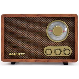 Vintage AM FM Classic Retro Bluetooth Radio with Treble Bass Control