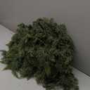 6FT Real Touch Cedar Garland - Artificial Christmas Garland Fake Green Faux Thick and Lush Pine Needles Garlands for Table Fireplace Mantle Holiday Home Indoor Outdoor Decor