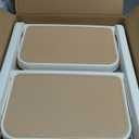 Toddler Step Stool, iNeibo 2-Step Foldable Step Stool for Kids, Widened & Thickened with Anti-Slip Design, Safer for Children Use for Kitchen, Bathroom, Toilet Training - Khaki