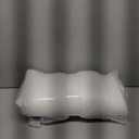 Siluvia 24x24 Pillow Inserts Set of 2 Square Throw 24 Euro Pillows with 100% Cotton Cover for Sofa, Couch, and Bed - White