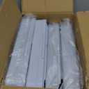 4 Tier Stackable Plastic Storage Bins with Lid and Wheels - 23 QT Closet Organizers and Storage, Foldable Storage Containers, Organization and Storage Boxes for Craft, Home, Pantry, Dorm, Grey