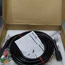 YAMATIC Pressure Washer Gun and Hose Kit, 25 FT Kink Resistant Power Washer Hose and Wand with Nozzle Holder, M22-14mm & M22-15mm Fitting Replacement for Ryobi, Simpson, Craftsman, 4000 PSI