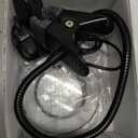 10X Magnifying Glass with Light and Timer, 2 in 1 Magnifying Desk Lamp, 3 Color Modes 10 Dimmable Brightness, Flexible Gooseneck Magnifier with Light for Craft Hobby Sewing Close Work(No Adapter)