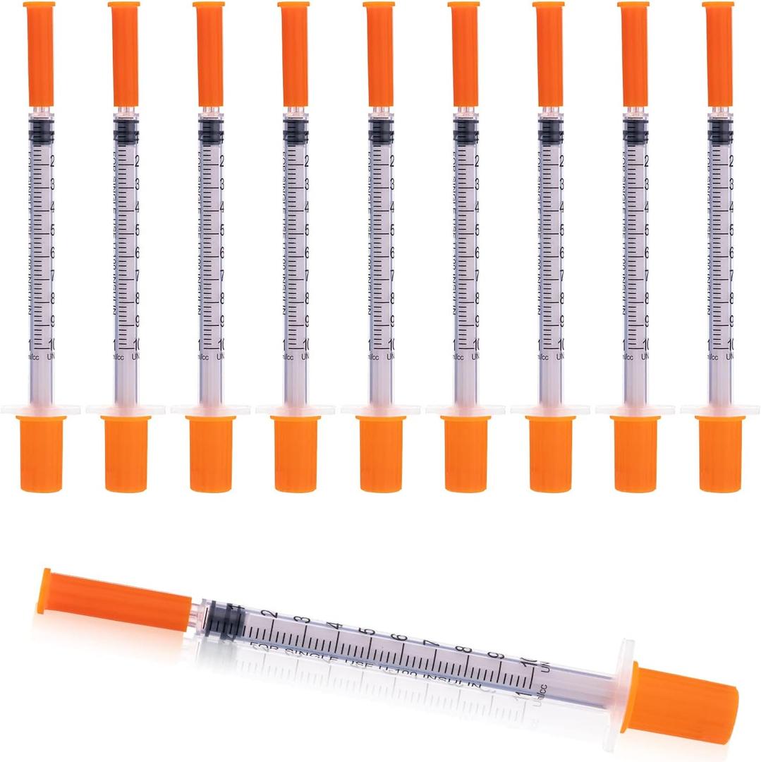 20 Pcs 1cc with 30Ga 1/2 Inch , Independent Packing (20 Pack)