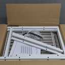 Shoe Rack, Metal Shoe Organizer, 6 Tier Garage Shoe Rack Max Holds 30 Pairs, Shoe Storage Shelf for Closet, Entryway, White