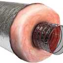 MEA-0425-6 MEA Air Duct, Polyester Core, Metalized Outer Jacket, 4-in. x 25-Ft. - Quantity 1