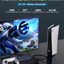 Certified 10K 8K HDMI 2.1 Cable 10 FT, 48Gbps Ultra High Speed HDMI Cord Ethernet CEC 4K 240Hz 165Hz 144Hz 120Hz 8K 60Hz eARC Netflix HDCP2.3 HDR10+ PC Laptop RTX5090 TV Monitor Projector X-box PS5