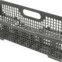 Blutoget 2025 Upgraded ABS 8531233 WP8562043 8562043 Dishwasher Silverware Basket -Fit for Whirlpool KitchenAid Dishwasher Utensil Rack Basket- Replaces W10190415 8531288 WP8531233