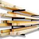 Heavy Duty Lumber Storage Rack Wall Mount