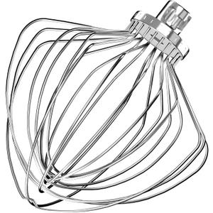 KN211WW Stainless Steel 11-Wire Whip Attachment for KitchenAid Bowl-Lift Mixer 7 Quart Bowl, Stainless Steel Whisk Replacement for Kitchen Aid Mixer, Dishwasher Safe, Egg Heavy Cream Beater.