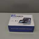 MSTJRY Charging Station for Multiple Devices : 5 Port Multi USB-A Charger Stations Multi-Device Organizer Charging Dock Designed for iPhone iPad Cell Phone Tablets (7 Short Cables Included), Black