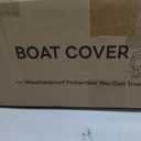 Custom Ratchet Bass Boat Cover 17-19ft,Waterproof,Trailerable,Black, A: 14'-16' L X 68" Beam Width