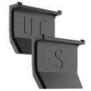 HYPE X1 Safety Razor Shave Settings - Sensitive (S) & Ultra-Close (UC) Settings, Durable Aerospace-Grade Aluminum, Magnetic snap-on design, Compatible with HYPE X1 Safety Razor for Men & Women-Black