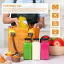 AuroTrends 12 oz Glass Bottles with Lids 12Pack, 360ml Glass Bottles for Juicing, Water, Kombucha - Portable Glass Juicing Bottles Reusable Glass 12oz (12fl.oz, Set of 12)