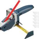 Dry wall cutting tool - gypsum/rock/cardboard cutter, industrial grade alloy blade integrated hand tool, gypsum board cutting tool, all-in-one hand tool with tape measure and utility knife