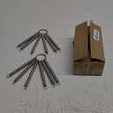 1Pair Tire Chain Tensioners, Snow Tire Chain Tighteners,Garden Tractor Tire Chain Tighteners for Riders, Snow blower (6 link chain)