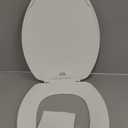 Bemis 170 Durable Plastic Toilet Seat, Elongated, White