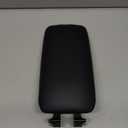 Car Leather Armrest Center Console Armrest Cover Lid Compitable with Audi A4 B6 B7 2002-2007 Black (3cm)