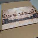SIXWOOD Jesus The Lords Last Supper Canvas Wall Art, Dining Room, 24x16 in